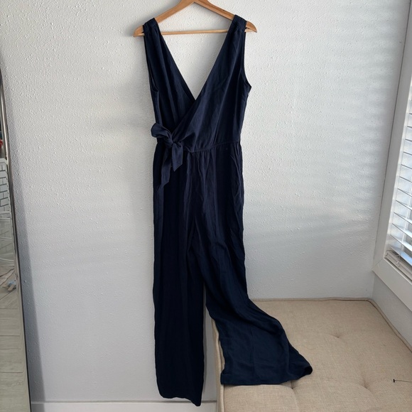 NWT Splendid x CellaJaneBlog Wideleg Sleeveless Surplice Jumpsuit